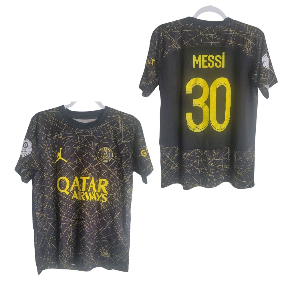 Jordan PSG Paris‎ Saint-Germain 2022 2023 Fourth DRI-FIT ADV Messi Jersey Medium